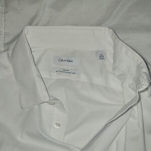 Calvin Klein Men's Classic White Dress Shirt